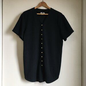 : Vintage 90s Superline USA Hoodlum Metal Button Up Shirt - Plus Size